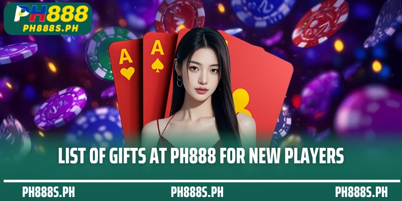 List of gifts at PH888 for new players