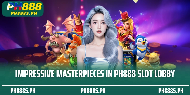 Impressive masterpieces in PH888 Slot lobby