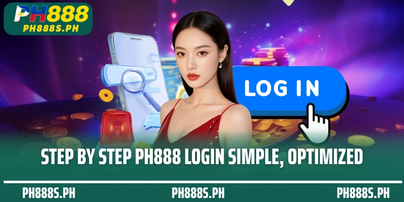 Step by step PH888 Login simple, optimized